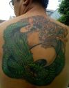 chinese dragon large tattoo for man